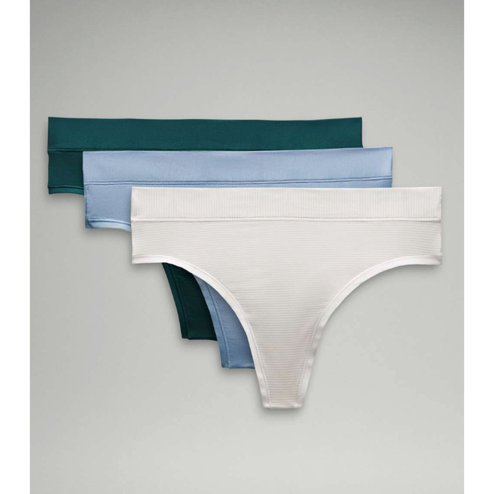 Women's Lululemon UnderEase High-Rise Thong 3pack Size Small SKU475